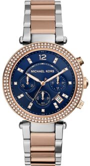 Michael Kors MK6141 Parker - Horloge - Staal - Bicolor - 39 mm