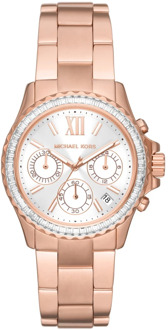 Michael Kors MK7213 Horloge Everest Chrono staal rosekleurig-wit 36 mm