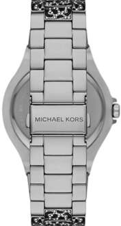Michael Kors MK7408 Animal Pavé Two-Tone dameshorloge Zwart en zilver