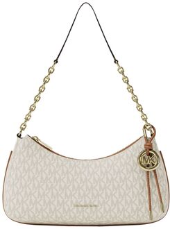 Michael Kors Nolita Pouches/Portfolios vanilla/acrn schoudertas dames Beige - H 15,5 x B 29 x D 6 cm