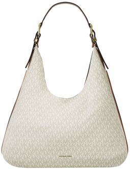 Michael Kors Nolita Shoulder vanilla/acrn schoudertas dames Beige - H 40 x B 29 x D 8 cm