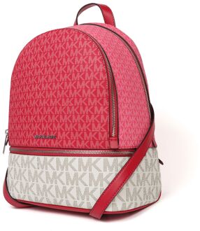 Michael Kors Rhea Medium Zip Rugzak Rood