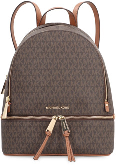 Michael Kors Rhea Zip Medium Backpack Rugzak Bruin