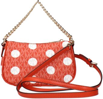 Michael Kors Rode stoffen handtas Rood