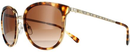 Michael Kors ronde dames jet set tortoise rookgradiënt Adrianna heldere mk1099b Bruin - One Size