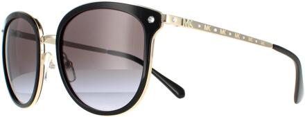 Michael Kors ronde dames zwart donkergrijze gradiënt Adrianna heldere mk1099b