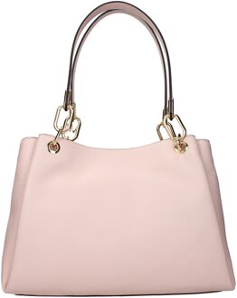 Michael Kors Roze Leren Schoudertas - One Size