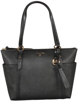 Michael Kors Schoudertas Nomad Md Tz Tote Zwart