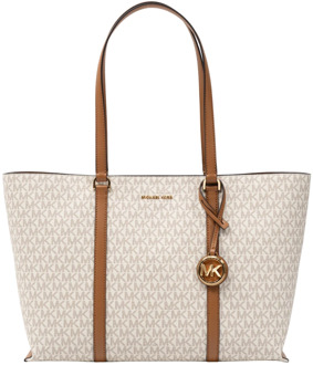 Michael Kors Stijlvolle Grote Schoudertas Michael Kors , Beige , Dames - ONE Size