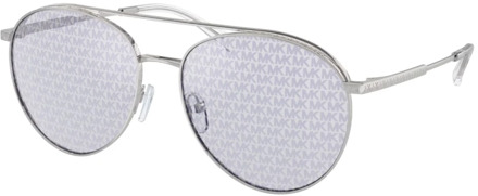 Michael Kors Stijlvolle zonnebril voor een glamoureuze uitstraling Michael Kors , Gray , Dames - 58 MM