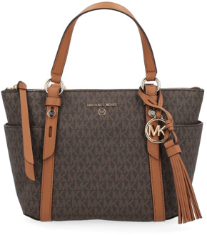 Michael Kors Sullivan handtas S brown acorn