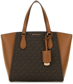 Michael Kors Taryn handtas brown/acorn Bruin