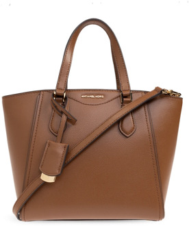 Michael Kors Taryn SM Conv Tz Tote Xbody luggage Damestas Cognac - H 20.3 x B 30 x D 20.3