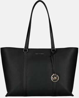 Michael Kors Temple tote bag black schoudertas dames Zwart - H 28 x B 46 x D 12 cm