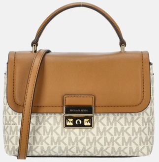 Michael Kors Tribeca crossbody tas XS vanilla/acorn Beige - No Size