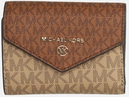 Michael Kors Trifold portemonnee camel mult