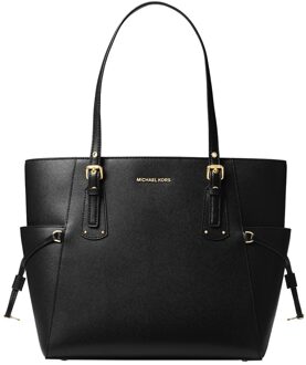 Michael Kors Voyager EW Signature Tote Handtas Zwart