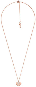 Michael Kors zilveren ketting Love rosé - MKC1120AN791 - 000