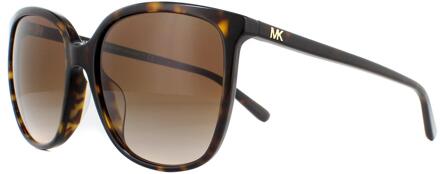 Michael Kors Zonnebril Anaheim MK2137U 300613 Donker Schildpad Bruin Verloop - maat