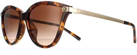 Michael Kors zonnebril MK2139U 300613 Dark Tortoise Brown Gradient - maat Bruin