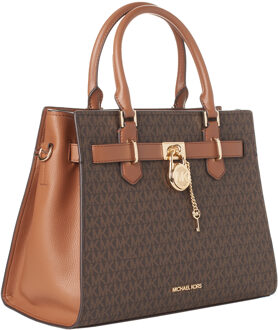 Michael Kors Zweifarbige Handtasche 35F1GHMS2B Frau Bruin