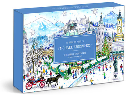 Michael Storrings 12 Days Of Christmas Advent Puzzle Calendar - Galison (ISBN: 9780735370098)
