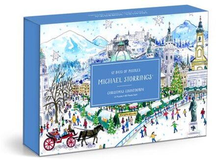 Michael Storrings 12 Days Of Christmas Advent Puzzle Calendar - Galison