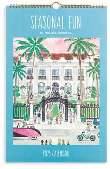 Michael Storrings 2025 Wall Calendar - Galison