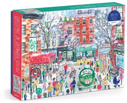 Michael Storrings Christmas In Greenwich Village 1000 Piece Puzzle - Galison (ISBN: 9780735386099)