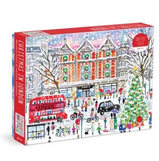 Michael Storrings Christmas In London 1000 Piece Puzzle - Galison