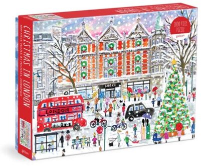 Michael Storrings Christmas In London 1000 Piece Puzzle - Michael Storrings