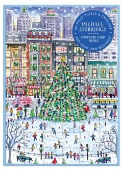 Michael Storrings Christmas In The City Greeting Card Puzzle -  Galison (ISBN: 9780735379008)