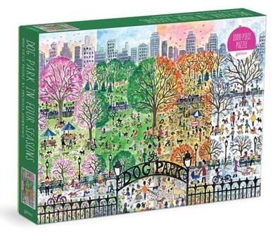 Michael Storrings Dog Park In Four Seasons 1000 Piece Puzzle -  Galison (ISBN: 9780735373099)