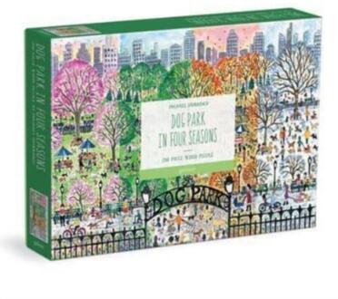 Michael Storrings Dog Park In Four Seasons 250 Piece Wood Puzzle -  Galison (ISBN: 9780735373105)