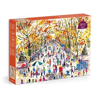 Michael Storrings Fall In Central Park 1000 Piece Puzzle - Galison