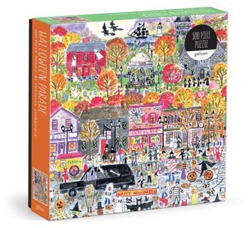 Michael Storrings Halloween Parade 500 Piece Puzzle - Galison