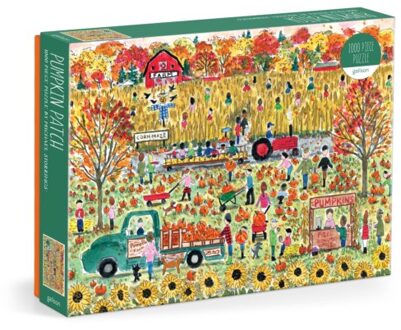 Michael Storrings Pumpkin Patch 1000 Piece Puzzle - Galison
