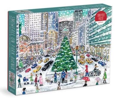 Michael Storrings Snowfall On Park Avenue 1000 Piece Puzzle -  Galison (ISBN: 9780735371989)