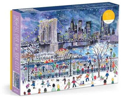Michael Storrings Snowfall Over New York City 1000 Piece Puzzle -  Galison (ISBN: 9780735386112)