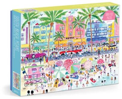 Michael Storrings South Beach Miami 1000 Piece Puzzle -  Galison (ISBN: 9780735387997)