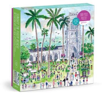 Michael Storrings Sunday In Palm Beach Bethesda By The Sea 500 Piece Puzzle - Galison (ISBN: 9780735387942)