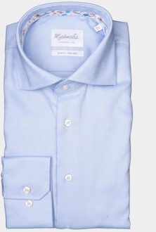 Michaelis Business hemd lange mouw pmuh10001b/m Blauw - 40 (M)