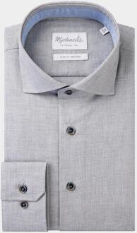 Michaelis Business hemd lange mouw pmvh10007b/c Grijs - 43 (XL)