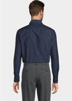 Michaelis Business hemd lange mouw pmvh30001/b Blauw - 43 (XL)