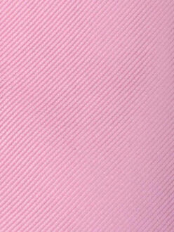 Michaelis Stropdas Zijde Diagonaal Structuur Roze - ONESIZE