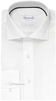 Michaelis Wit twill overhemd extra LM