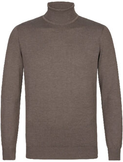 Michaelis Zacht coltrui met geribde boord - maat XXL Bruin