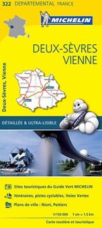 Michelin 322 Deux-Sevres,Vienne