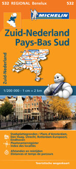 Michelin 532 Zuid-Nederland - Pays-Bas Sud