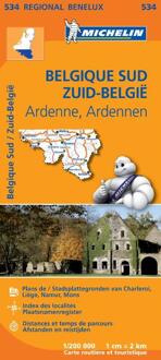 Michelin 534 Belgique Sud, Ardenne - Zuid-België, Ardennen